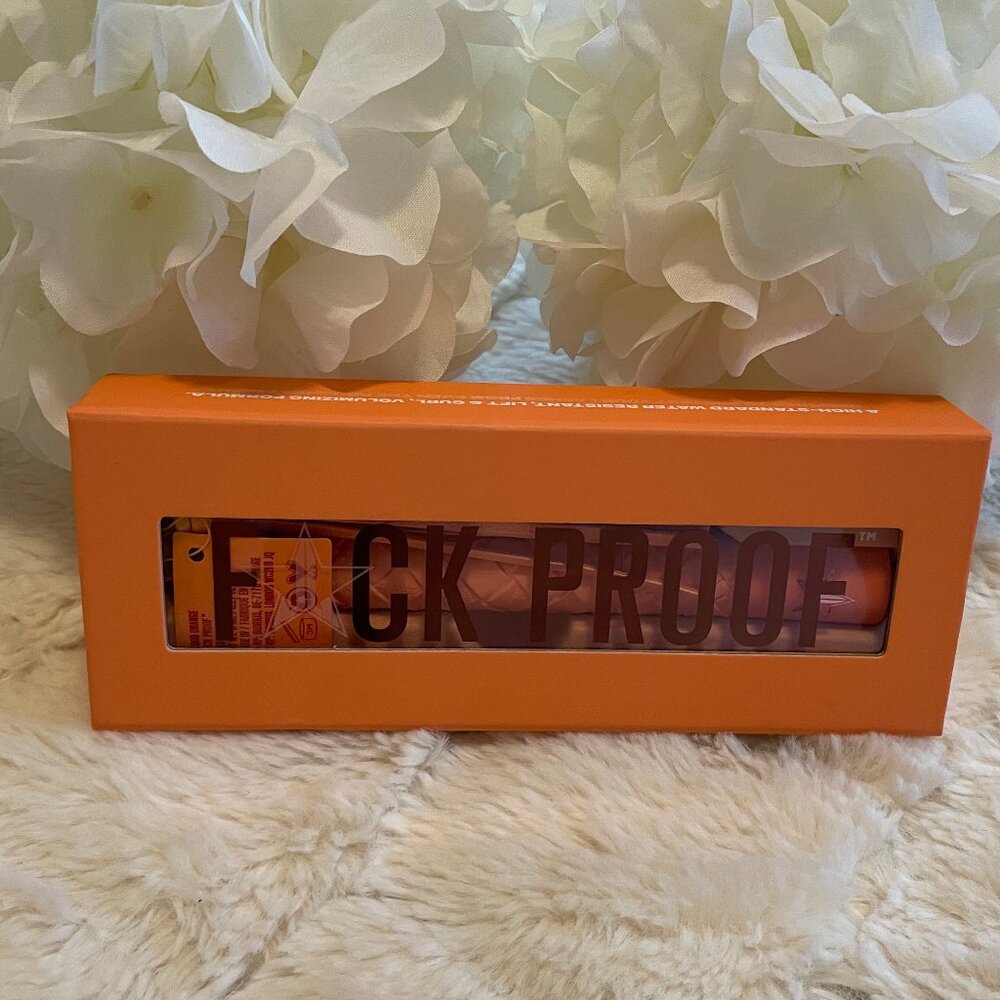 Jeffree Star FCK PROOF Mascara Blood Orange Thick Magnetic Box